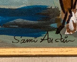 #241	Sami Austin orginal oil  painting of Jackson Square in New orleans 32x42	 $275.00 			
