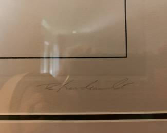 #245	framed print of Oriental vase I2 of flowers 24x28 5/500  	 $125.00 			
