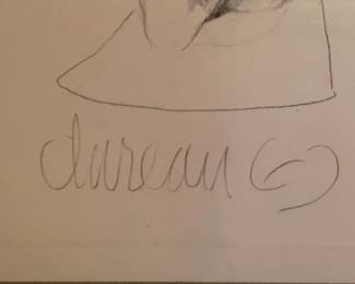 #258	pin and ink of a man's body by George Dureau From New Orleans $300.00 			
