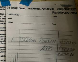 #261	Helen Zarin Artist from Schiraz Iran artist painting of landscape framed 	 $1,000.00 			
