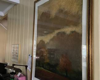 #261	Helen Zarin Artist from Schiraz Iran artist painting of landscape framed 	 $1,000.00 			
