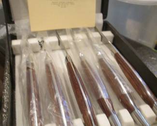 Vintage "Samurai Sword" Steak Knife Set, NIB
