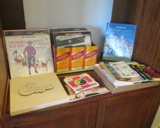 Vinyls + Books Galore, Check out Several Book Areas!