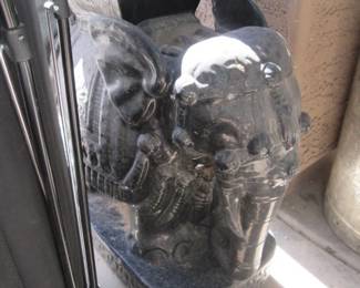 Elephant Motif Accent Table