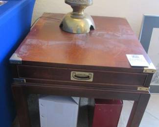 2-Campagne-Style End Tables