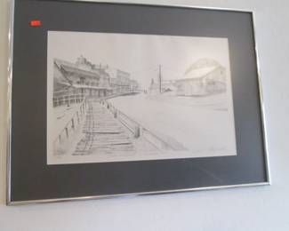 "On The Sunny Side Of Cleopatra Hill" by John T. Fitzgerald, Ltd. Ed. 49/95   (Lived & Worked in AZ)