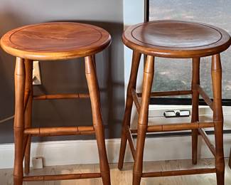        Nichols and Stone barstools almost 30 years old. 