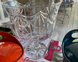                      Very large Crystal bowl