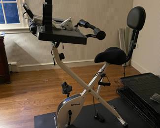 Work pad fitness bike