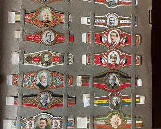 Book of over 300 cigar band collection-some over 50 years old