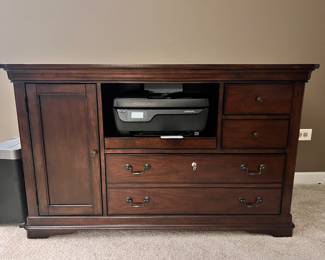 Solid wooden file cabinet $150