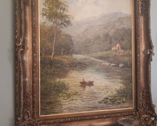 Painting signed "Willard"
