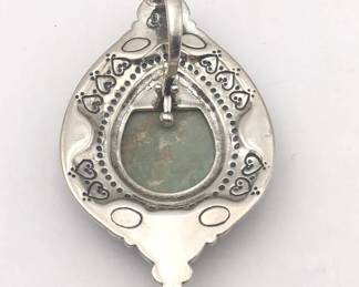 Carolyn Pollack 925 Sterling Silver Bead Enhancer Multi Gemstone Pendant 25.8 Grams$100 Picture 2 of 2