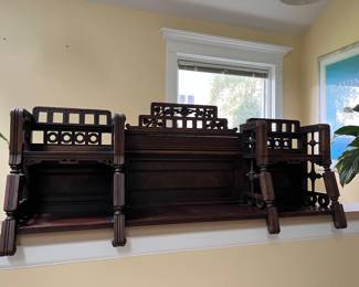 Antique Victorian furniture topper. 50-1/2” wide