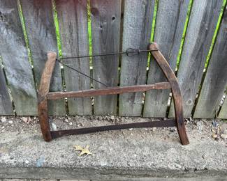 Antique buck saw