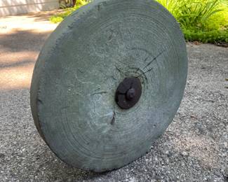 Sharpening stone. 22”diameter