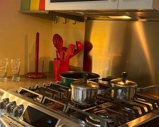 Farberware. Budweiser glasses