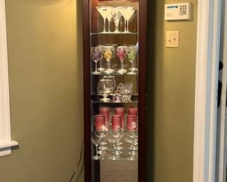 Lighted curio cabinet 