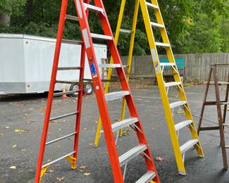 Werner 8 ft and 12 ft ladders