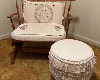 06 Wide Set Rocking Chair And Ottoman 