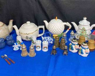 Tea Pots And Salt Pepper Shakers