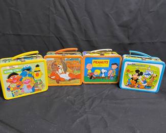 Vintage Cartoon Lunchboxes 