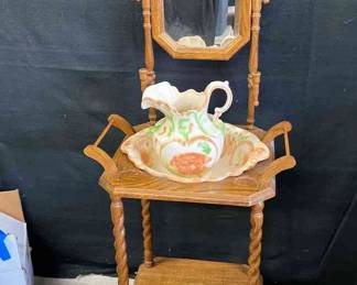 Vintage Wash Basin And Stand 