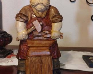 $50.00
Wooden blacksmith hand carved