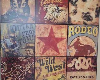 Hand Painted Wood Picture