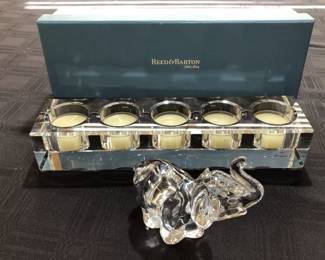 Reed Barton Candleholder Elephant