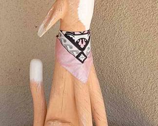 The Carved Wood Coyote 