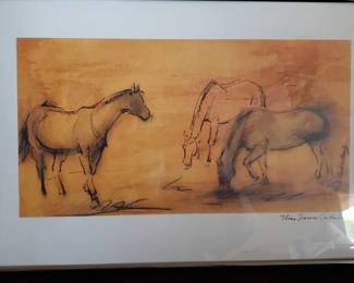 Three Horses Print