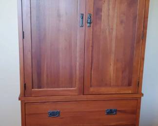 Wood Armoir