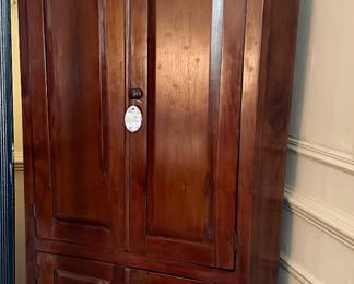 Mahogany Corner Closet