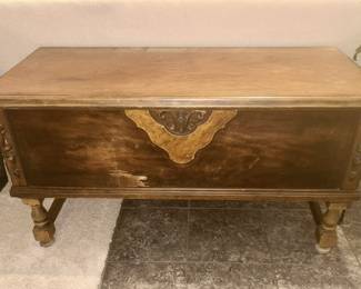 Vintage cedar chest