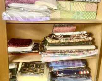 Lots of quilting fabric (SOME SOLD)
