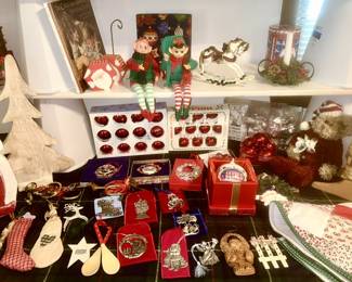 Christmas decor, ornaments (SOME SOLD)