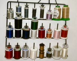 Thread spool wall hanging