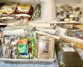 Lots of quilting fabric & kits (SOME SOLD)