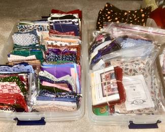 Lots of quilting fabric  (SOME SOLD)
