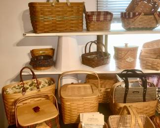Longaberger baskets  (SOME SOLD)