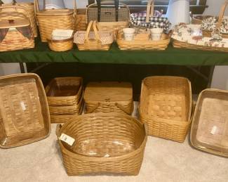 Longaberger baskets  (SOME SOLD)