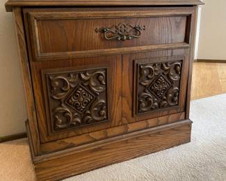 Spanish Revival Cabinet/Side Table