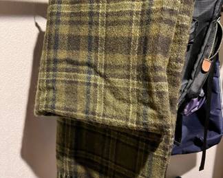 Green Pendleton Wool Blanket