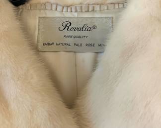 Rovalia White Mink Coat