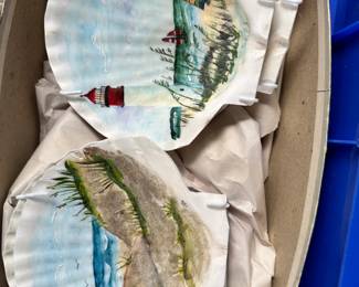 painted seashells