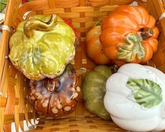ceramic pumpkins
