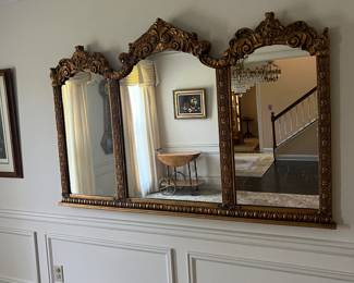 Beautiful triple mirror