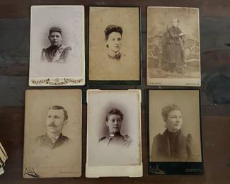 Victorian 1800’s Photo (Cabinet) Cards