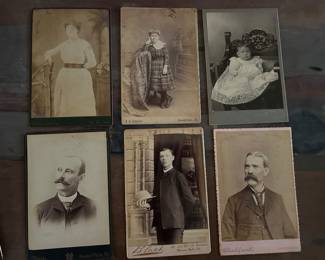 Victorian 1800’s Photo (Cabinet) Cards